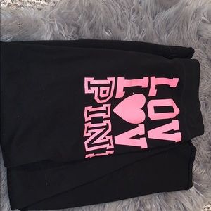 VS Pink sweat pants